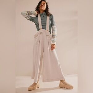Free People Kellan Wide-Leg Overalls Jumpsuit - NWT $78 Retail